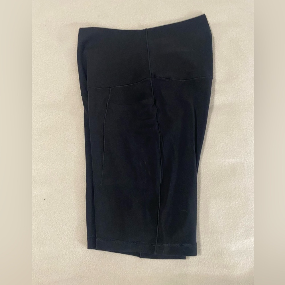 aerie Black High-Rise Bike Shorts with pockets Small - Picture 3 of 5